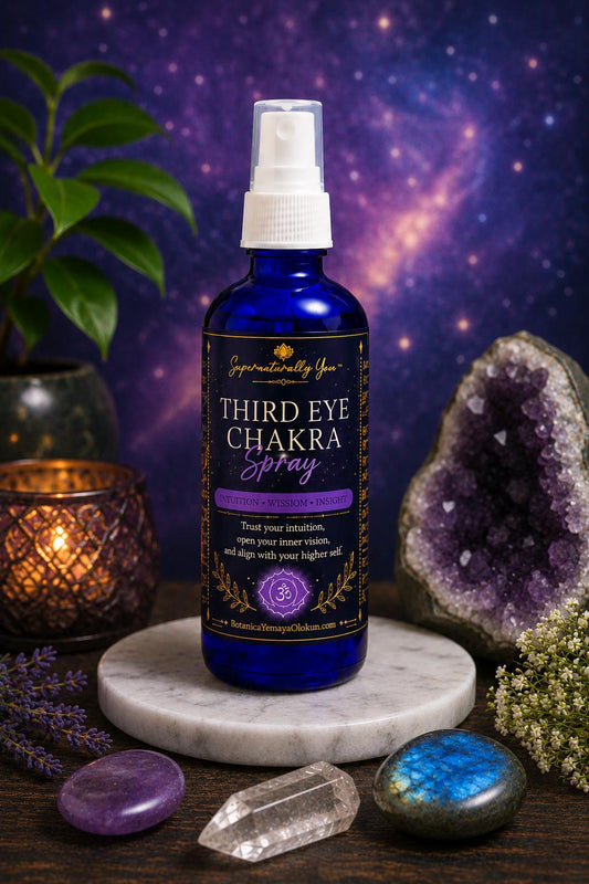 Third Eye Chakra Spray | Intuition Clarity & Spiritual Insight Mist | Handmade Essential Oil Ritual Spray | Psychic Awakening Energy