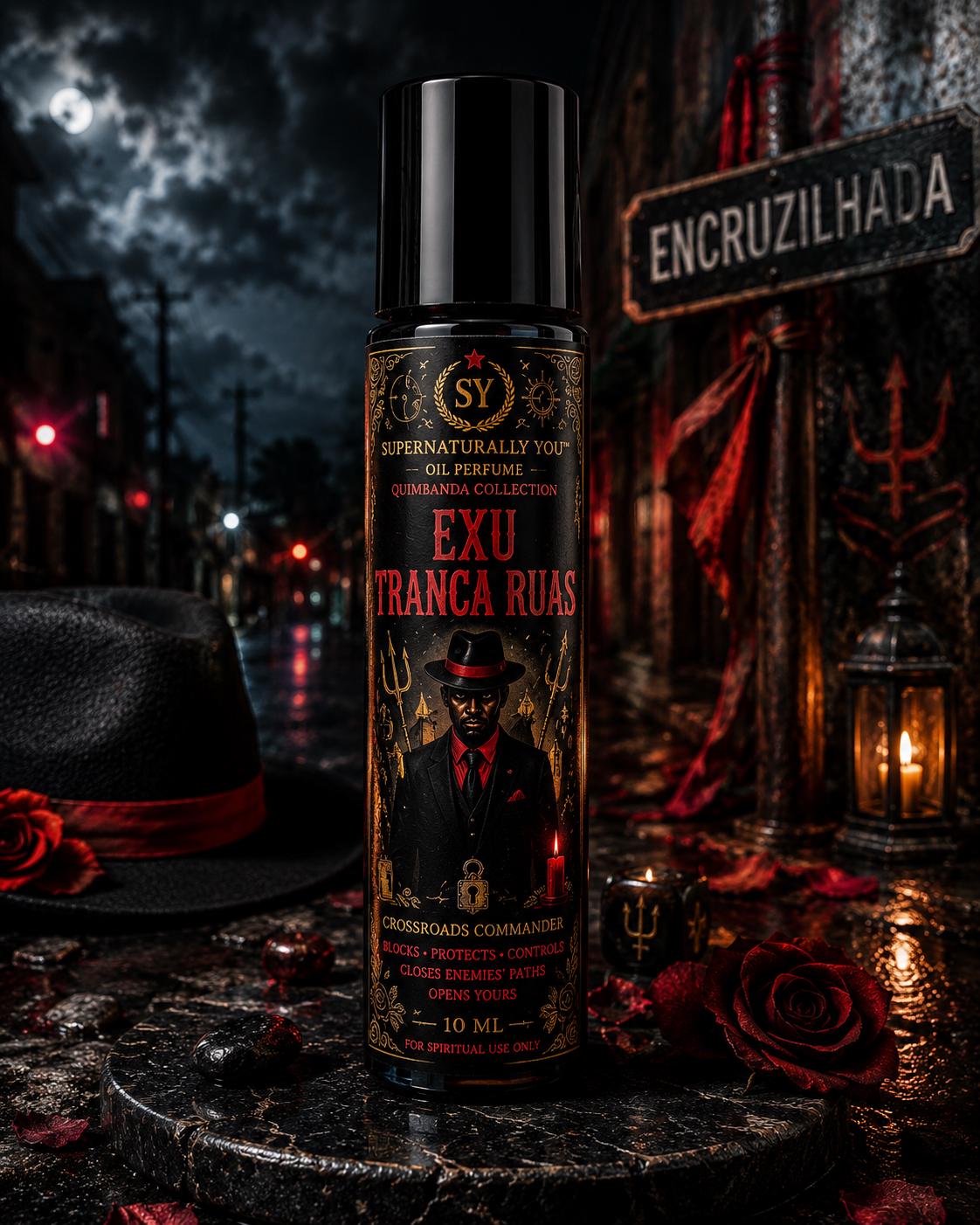 Exu Tranca Ruas Luxury Ritual Perfume | Quimbanda Cologne | Exu Scent | Exu Tranca Ruas Oil | Road Opening Cologne