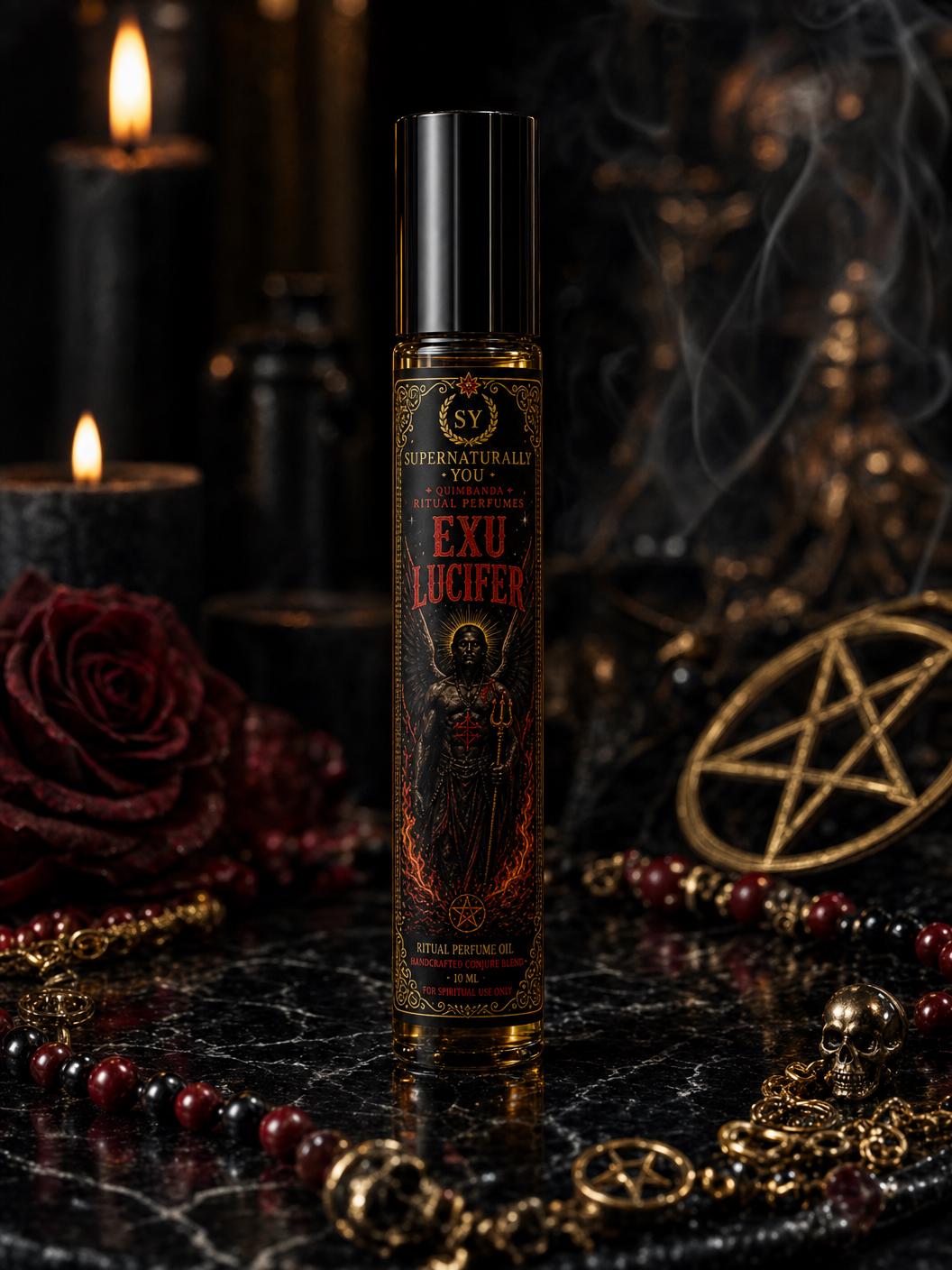 Exu Lucifer Luxury Ritual Perfume | Quimbanda Cologne | Seduction Cologne | Dark Luxury Fragrance | Exu Scent